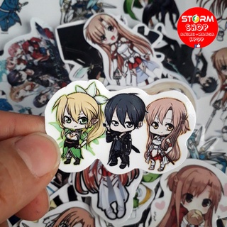 Sticker / Hình dán Sword art Online (Combo 10-50 sticker , random)