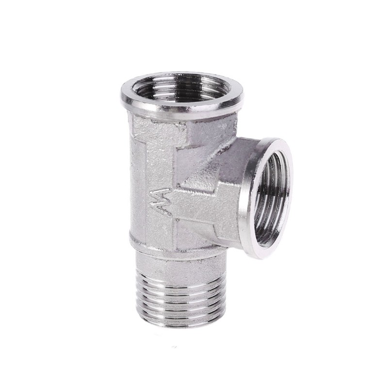 Đầu Nối Ống Nước 3 Chiều Bằng Thép Không Gỉ T Tang G1 / 2 "
