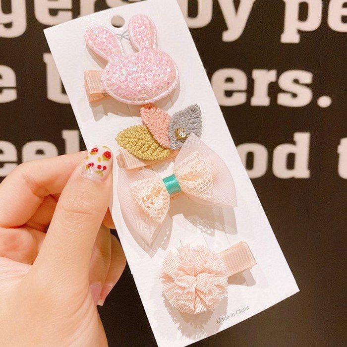 Set Kẹp Tóc Hàn Quốc Cute Sang Chảnh cho bé gái