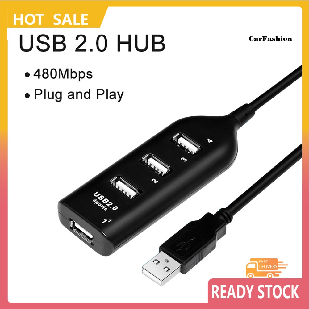 Bộ Chia 4 Cổng Usb 2.0 Siêu Tốc 480mbps Cho Pc Laptop