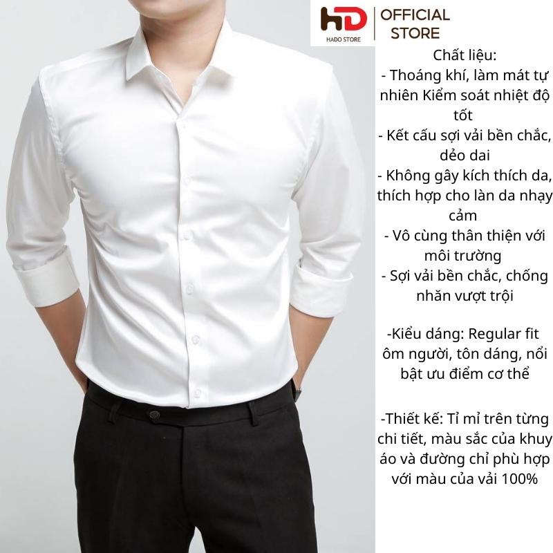 Áo sơ mi nam tay dài KJ chất cotton mịn mát kiểu dáng Basic Form slimfit phong cách công sở cao cấp KJ-Vua Quần Jean