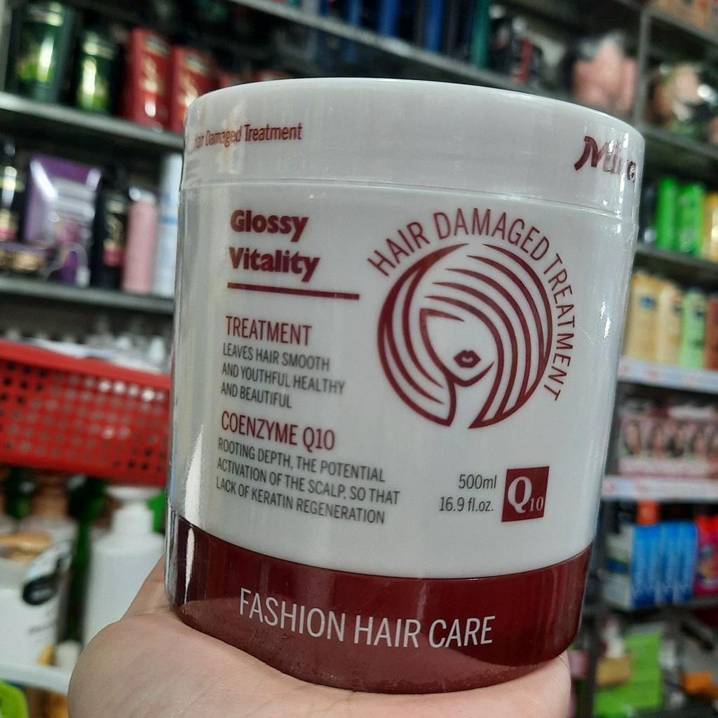 Kem Hấp Dầu Mira Hair Damage Treatment Glossy Vitality 500ml