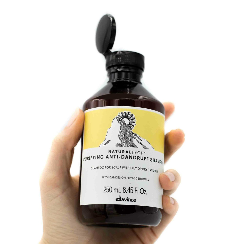 Dầu Gội Ngăn Ngừa Gàu Cho Da Đầu Dầu Davines Naturaltech Purifying Shampoo và Tóc Khô Xơ