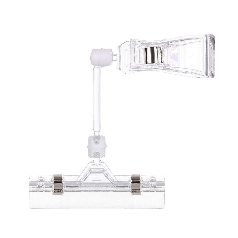 CHOOKEY Set 2 Kẹp Giữ Thẻ Bằng Nhựa Có Thể Điều Chỉnh