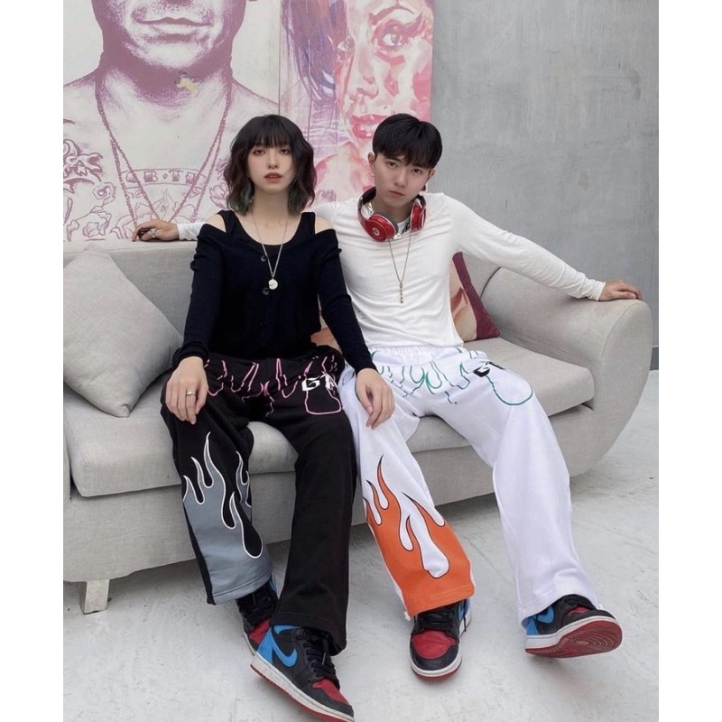 [Mã SKAMA06 giảm 8% tối đa 50K đơn 250K] Quần dài lửa FIRE SWEATPANTS | BigBuy360 - bigbuy360.vn