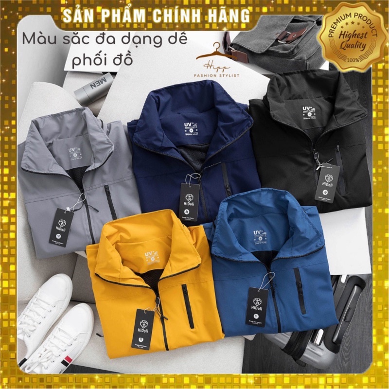 Áo khoác gió -Áo gió nam nữ cao cấp 2 lớp, chất gió tráng bạc, chống nước,chống gió, ngăn tia UV tuyệt đối