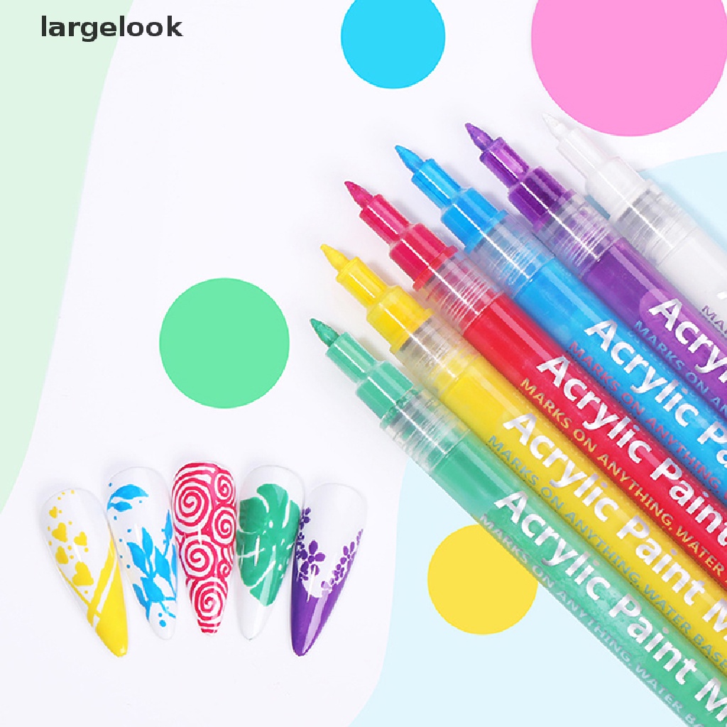 [Hàng mới về] Bút vẽ graffiti tạo họa tiết chấm bi trang trí móng gel UV bán chạy DIY