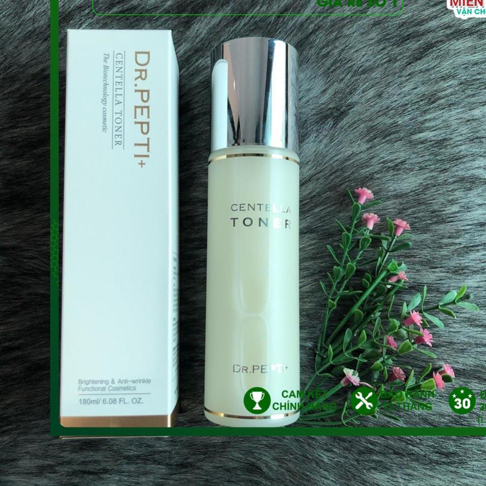 [ AUT ] Nước Hoa hồng căng bóng da Dr.Pepti Centella Toner 180ml toner pepti Dr.Pepti