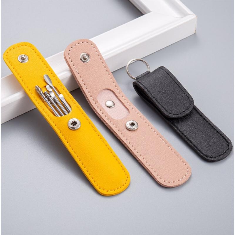 Set 6 Dụng Cụ Lấy Ráy Tai Bằng Thép Không Gỉ Hình Xoắn Ốc