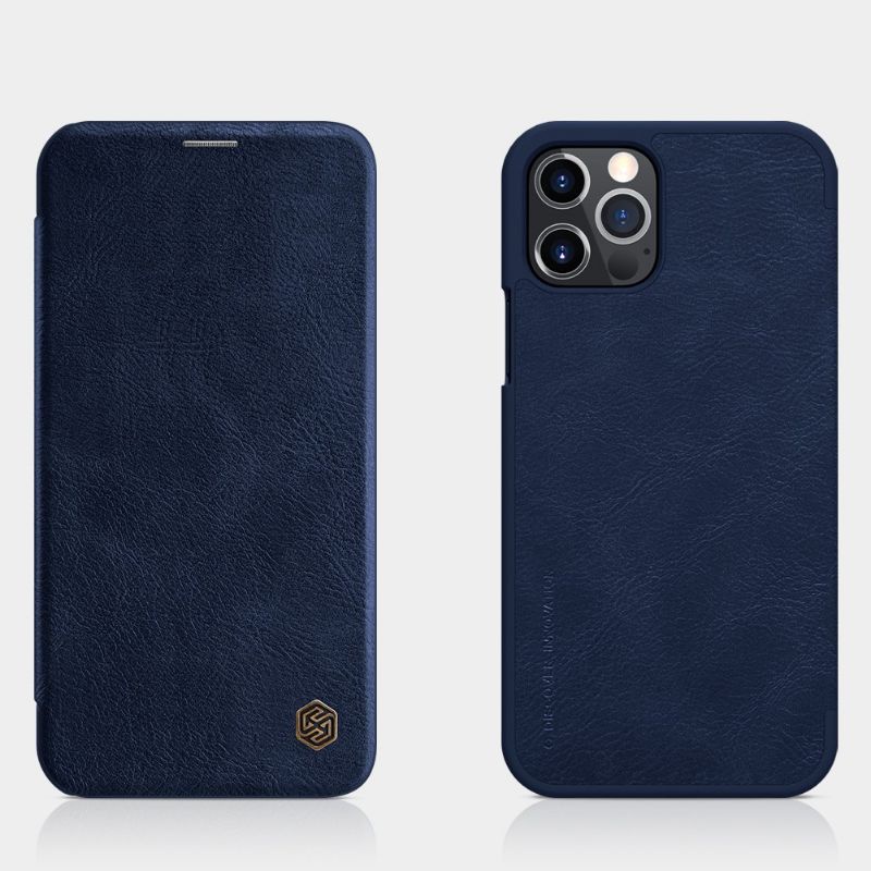Bao da iPhone 14 pro max/14/13 pro max/13 pro/13/13 mini/ 12 / 12 Pro Max / 12 pro / 12 mini Nillkin Qin Leather