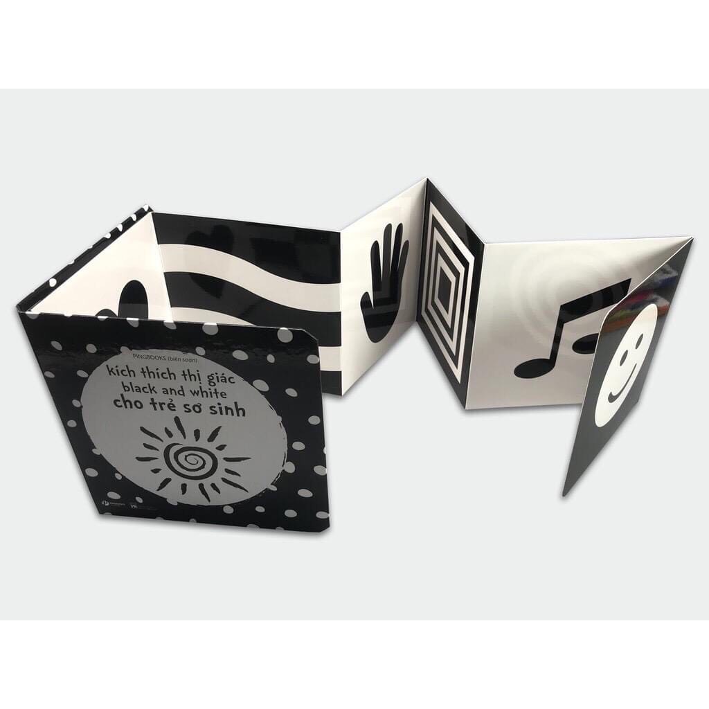 Sách - Kích thích thị giác - Black and white 0-3 tuổi