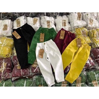 Quần kaki xước cho bé trai và gái