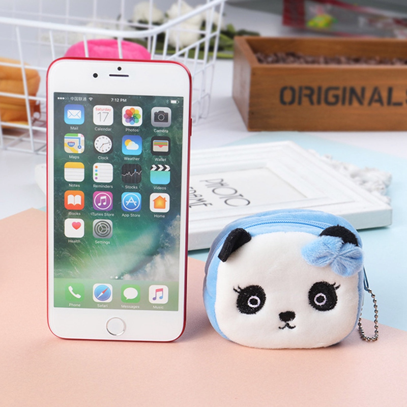 Ví nhỏ đựng tiền kiểu thú nhồi bông dễ thương