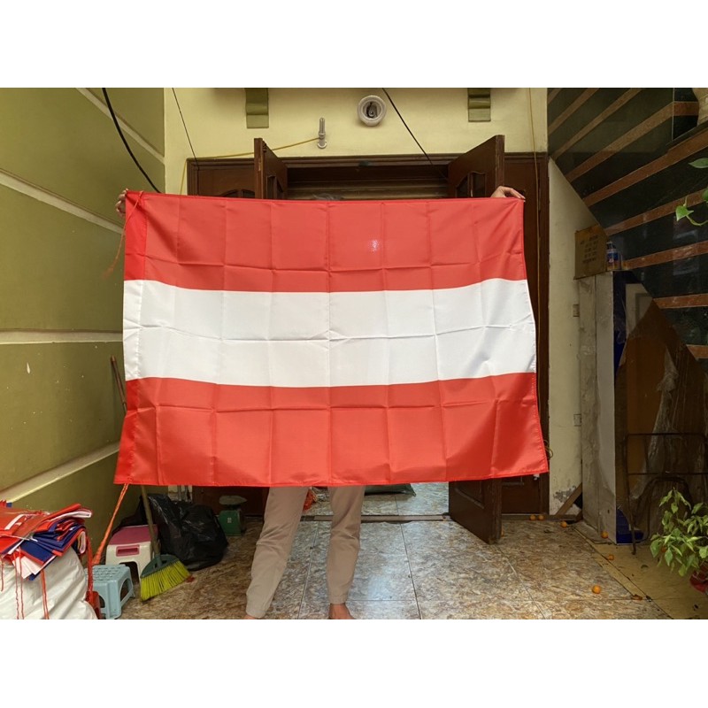 Cờ nước áo, cờ các nước theo yêu cầu in 3d 1x1,5m | BigBuy360 - bigbuy360.vn