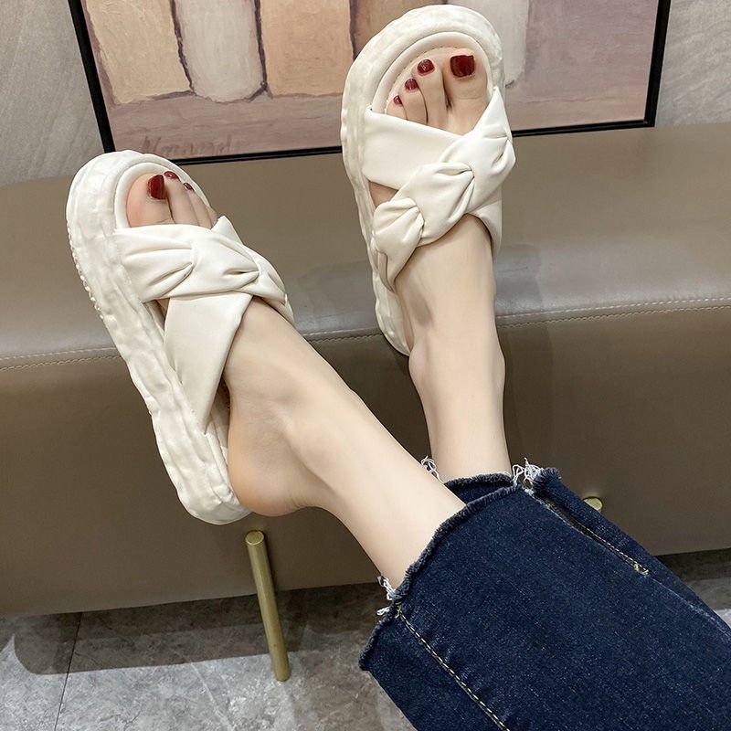 Giày Sandal Đế Dày Đế Dày Phong Cách Mới Mùa Hè Cho Nữ
