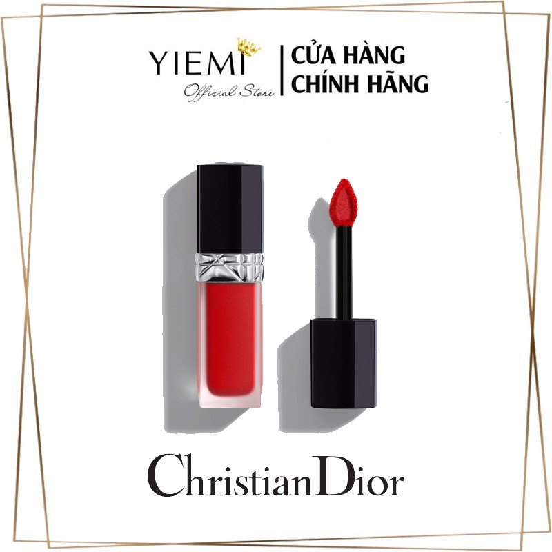  Son Kem Dior Rouge Dior Forever Liquid. Chất Son lì mịn, lên môi quyến rũ và thu hút