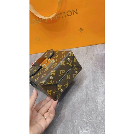 TÚI LV DẠNG HỘP KÈM KHĂN ( ẢNH THẬT )