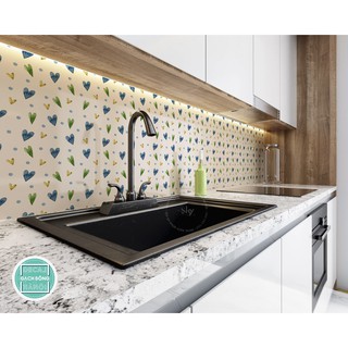 Decal trang trí cuộn dài 60x165cm họa tiết trái tim
