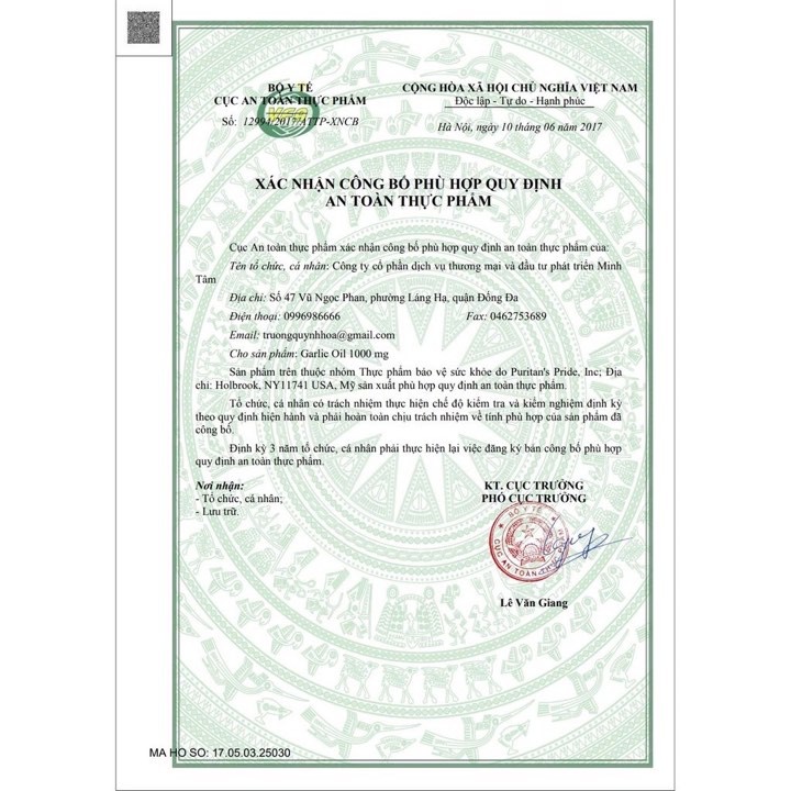 TINH DẦU TỎI MỸ Garlic Puritans Pride 1000mg của Mỹ 100 viên [CÓ TEM CHỐNG HÀNG GIẢ] | BigBuy360 - bigbuy360.vn