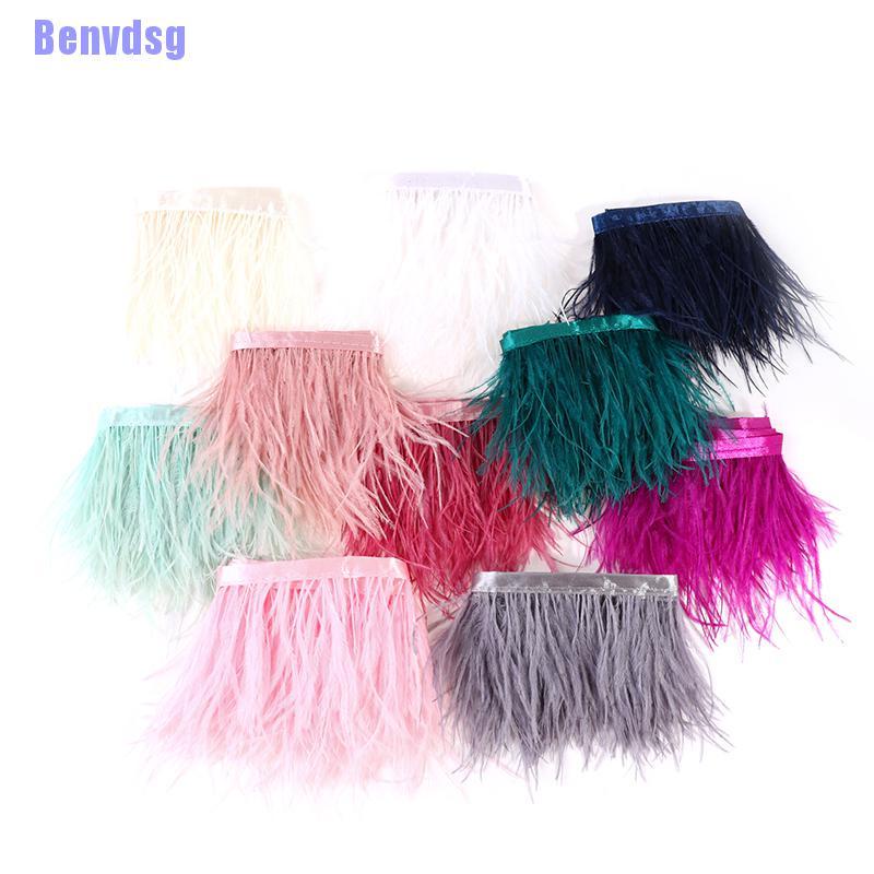 Dây Ruy Băng Lông Đà Điểu Rộng 8-10cm Đa Năng Trang Trí Đầm Cưới