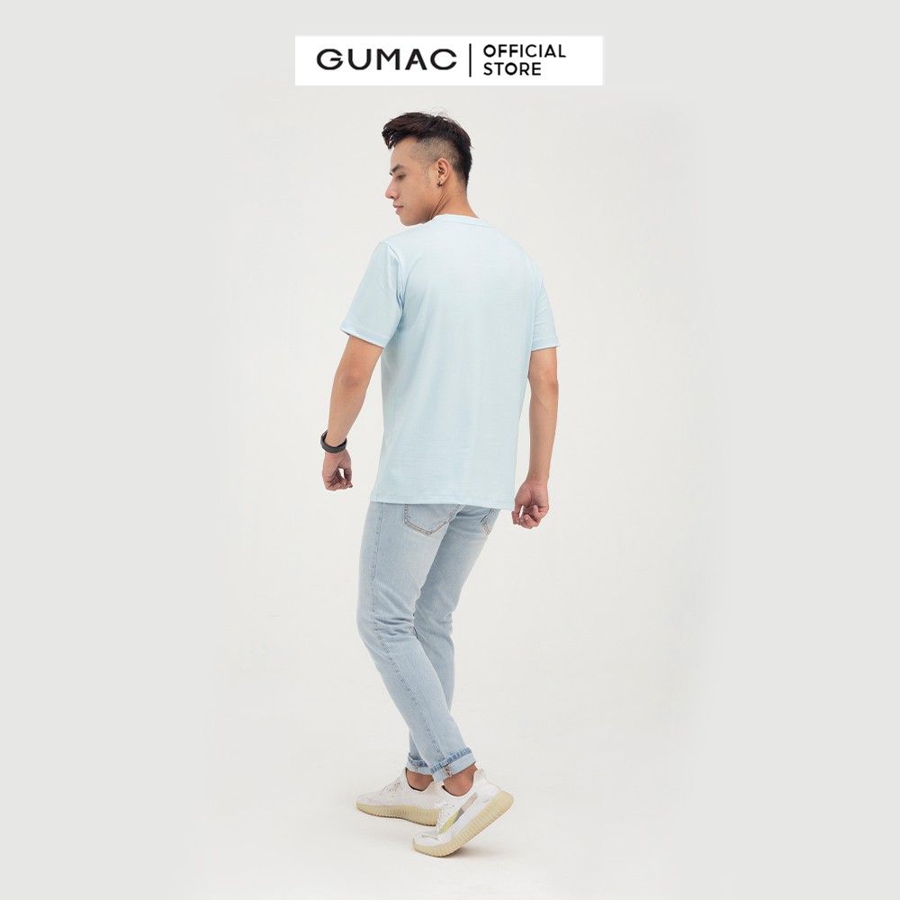 Áo thun nam in chàng trai GUMAC nhiều màu ATNB850 | BigBuy360 - bigbuy360.vn