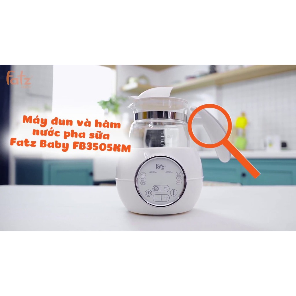 [Mã 267FMCGSALE giảm 8% đơn 500K] Máy đun và hâm nước pha sữa điện tử Fatz Baby FB3505KM