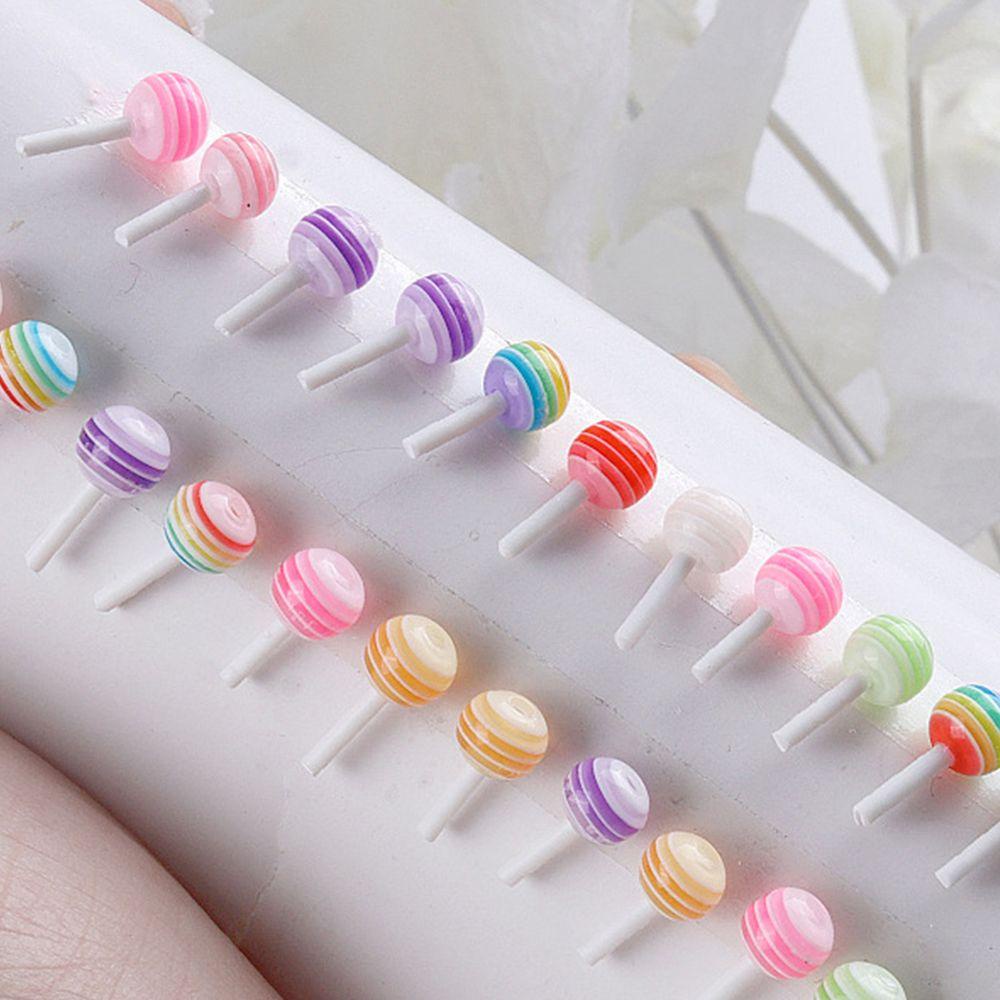 Phụ Kiện Trang Trí Móng Tay Hình Kẹo Mút Dễ Thương