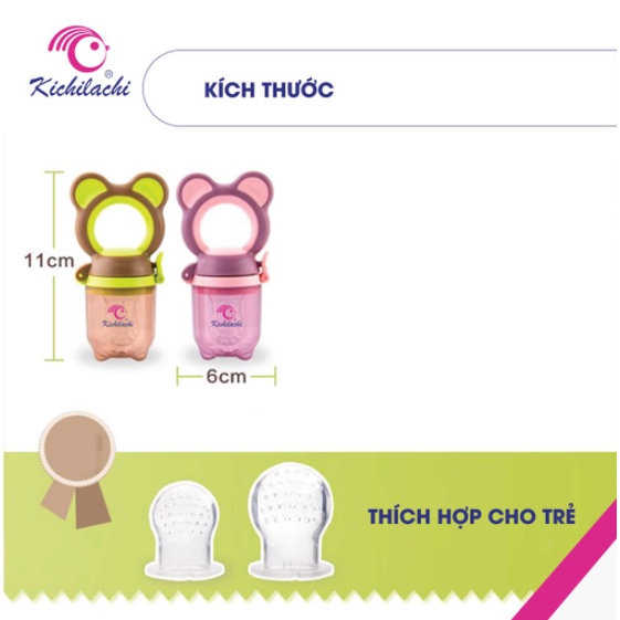 Túi Nhai Ăn Dặm Chống Hốc Cho Bé