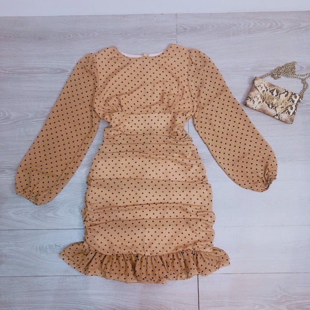 Đầm chấm bi body