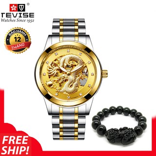 Đồng Hồ Nam Lộ Cơ Automatic Tevise Demi H666 Chính Hãng + Tặng Vòng Tỳ Hưu