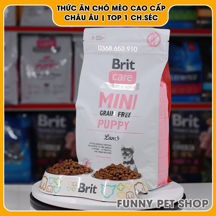 Thức Ăn Cho Chó Phốc Huơu Con Dưới 12 Tháng Tuổi - Brit Care Mini Grain Free Puppy
