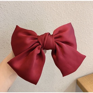 Kẹp nơ siêu to lụa satin đẹp