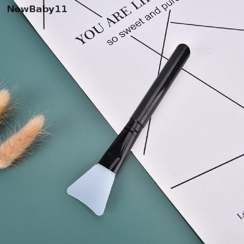 1 Cọ Đắp Mặt Nạ Bằng Silicon Gel Màu Đen DIY