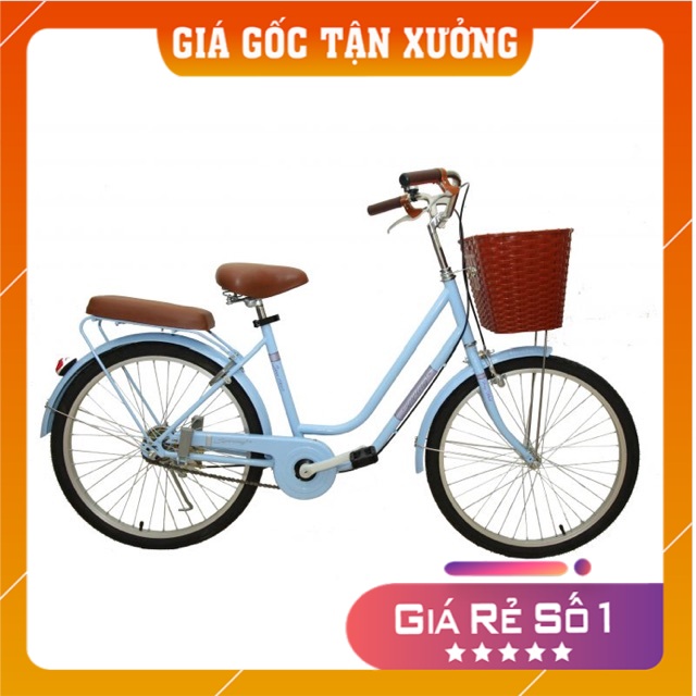 (CHÍNH HÃNG) Xe đạp nữ thống nhất LD-24” bảo hành 1 năm