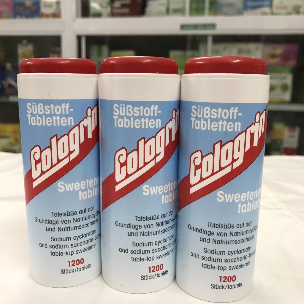 Đường ăn kiêng Cologrin Đức - Chai 1200 viên | BigBuy360 - bigbuy360.vn