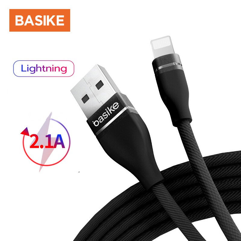 Dây Cáp Sạc Nhanh BASIKE CH041 2.1A Cổng Micro / Type-C / Lightning Dài 1.0m Chuyên Dụng