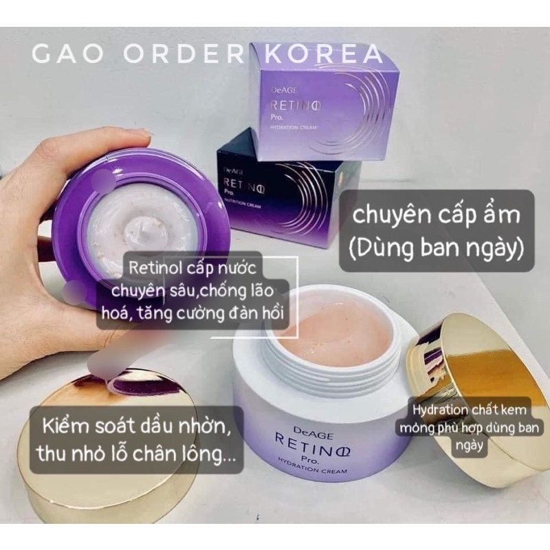 KEM DƯỠNG CHỐNG LÃO HOÁ PRO RETINOL CHARMZONE - RETINOL PHÂN TỬ KÉP (kem ngày)