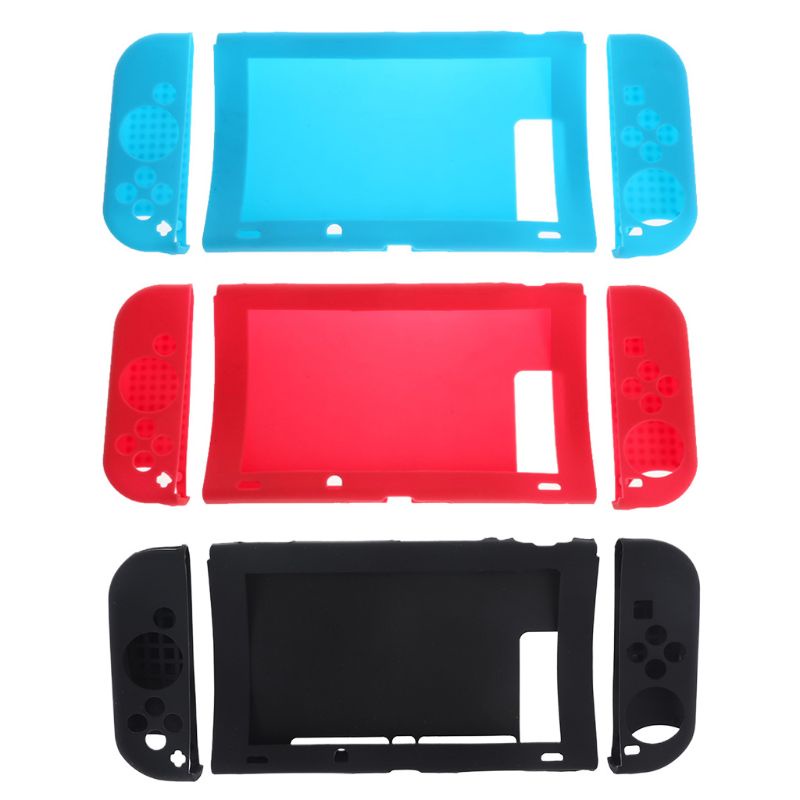 Vỏ Bảo Vệ Tay Cầm Chơi Game Switch Bằng Cao Su Silicone Chống Trượt