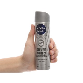 Xịt khử mùi nivea men silver protect 48h cho nam.