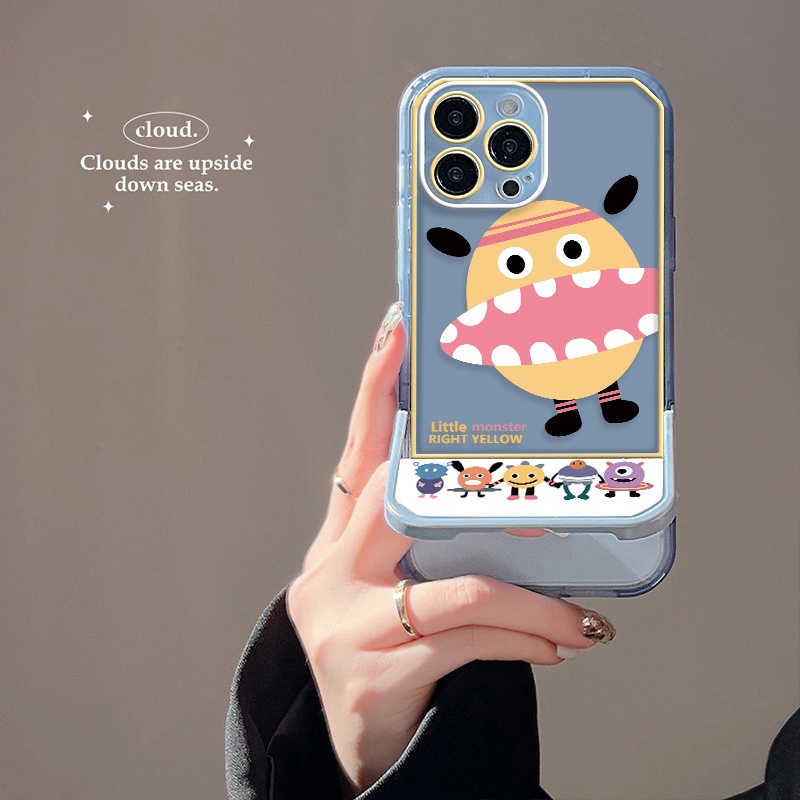 Ốp Điện Thoại Tpu Mềm Chống Trầy Xước Hình Quái Vật Dễ Thương Cho IPhone 13 Pro MAX 12 11 Pro 8 7 Plus X XS XR MAX 6 6S SE 2020