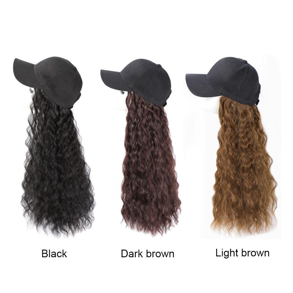 ROSE Bộ Tóc Giả Dài Xoăn Gợn Sóng Thời Trang Dành Cho Nữ