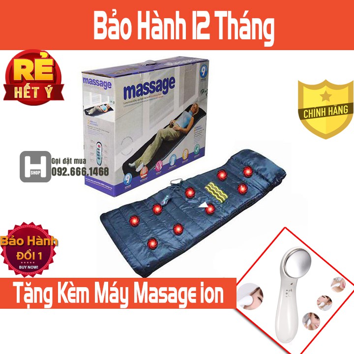 Đệm massage - nệm matxa toàn thân hồng ngoại cao cấp