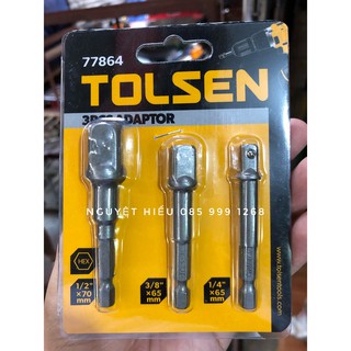 Bộ 3 Mũi Nối Đầu Típ lục giác Tolsen 77864
