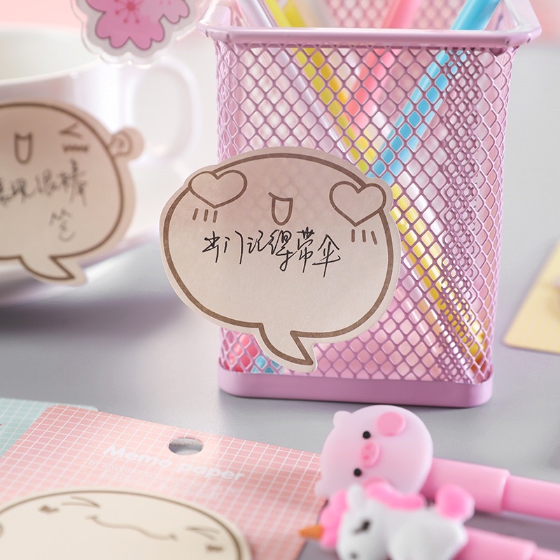 Set Giấy Note Ghi Chú Mini Nhiều Hình Dễ Thương Sồi House