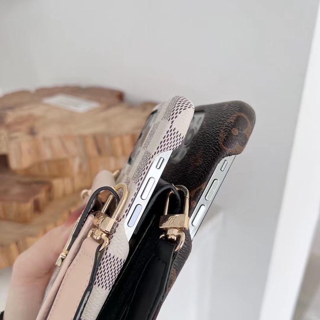 Ốp Điện Thoại Cao Cấp Có Dây Đeo Chéo Cho iphone15promax i14promax i15 i14 xs max i11 pro 2023