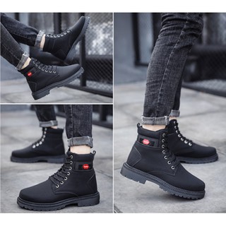 Giày Boot Nam Cổ Cao Da Mờ GN218 - GN394