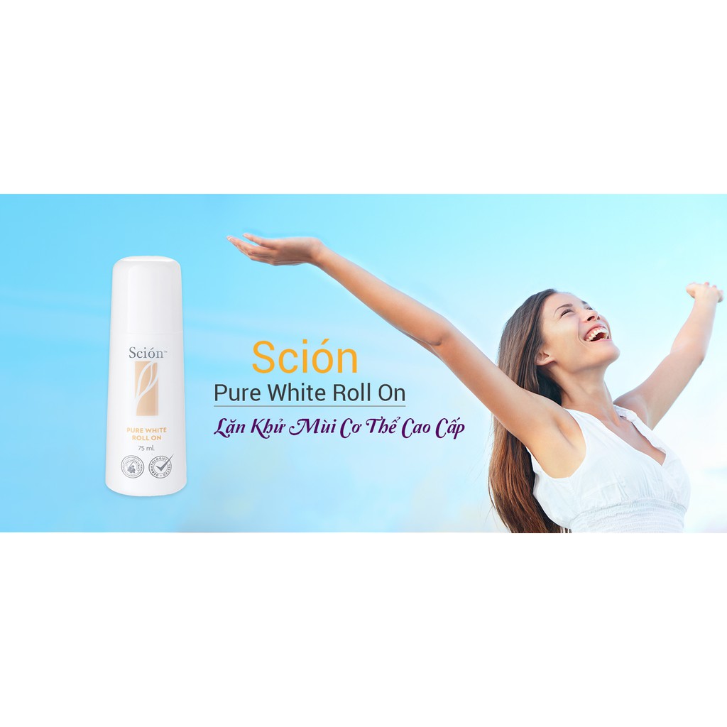 Lăn nách khử mùi cơ thể Scion Pure White Roll On | BigBuy360 - bigbuy360.vn