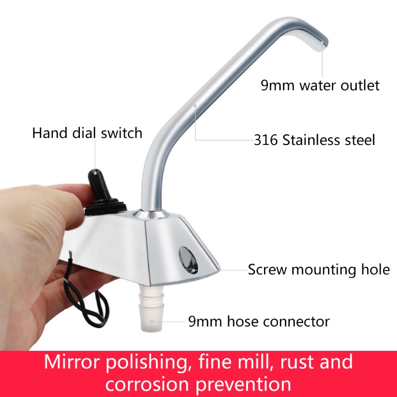 Vòi Nước 12V Điều Khiển Hệ Thống Nước RV