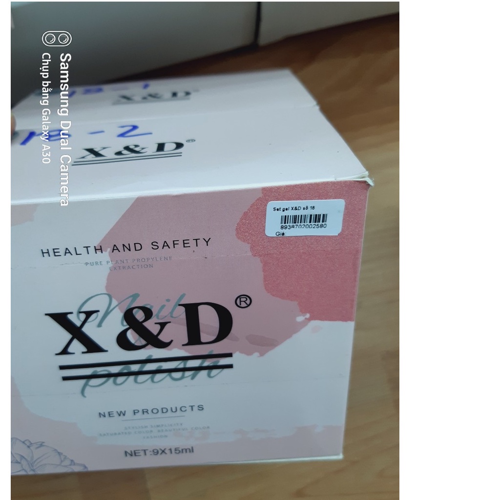 Set gel X&amp;D số 18 (NA6385)