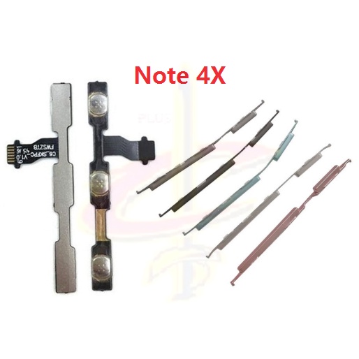 Cáp Dây Nút Nguồn âm lượng Cho Điện Thoại Xiaomi Redmi Note 4X